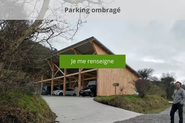 chalets darbres Parkings-ombrages-Sejours-en-Ardeche-2